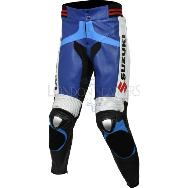 Suzuki GSXR Leather Motorcycle Trouser - 2 Colours